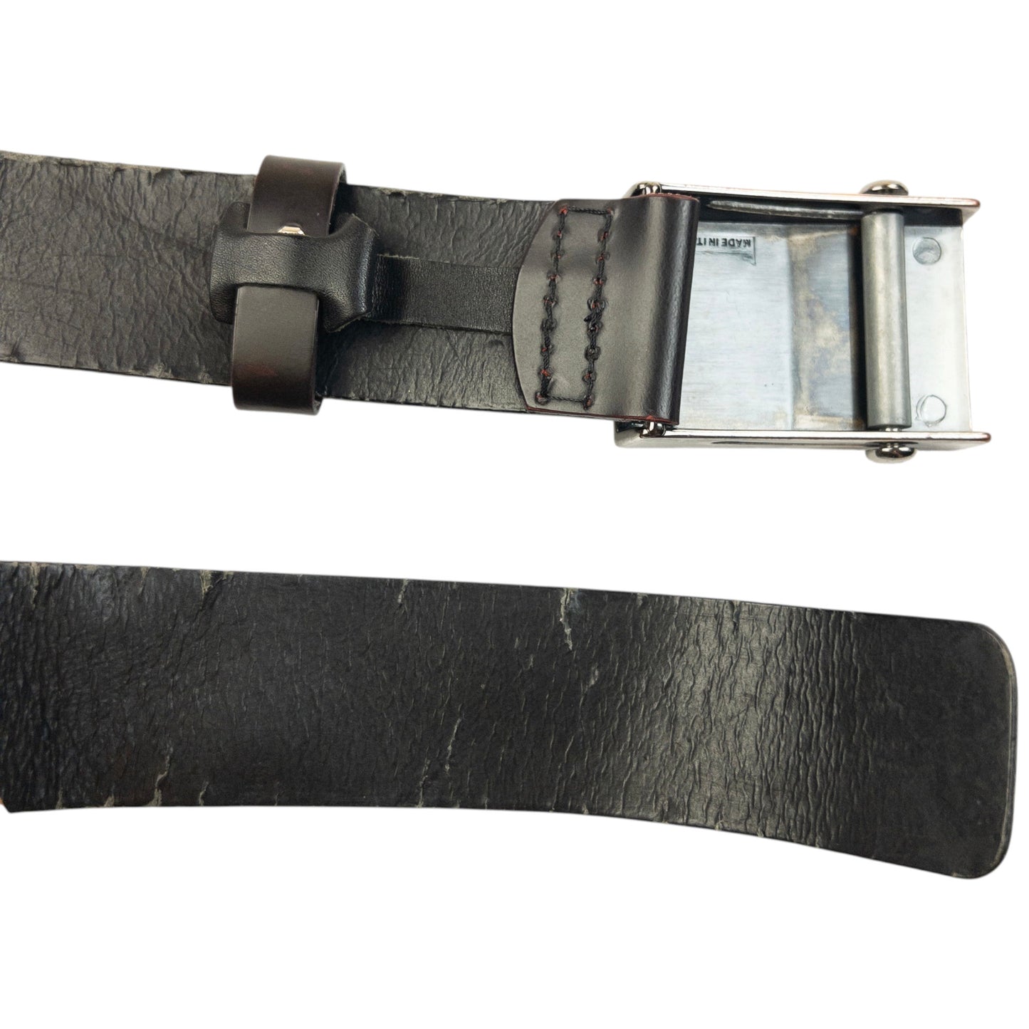Vintage 90s Moncler Leather Belt One SIze