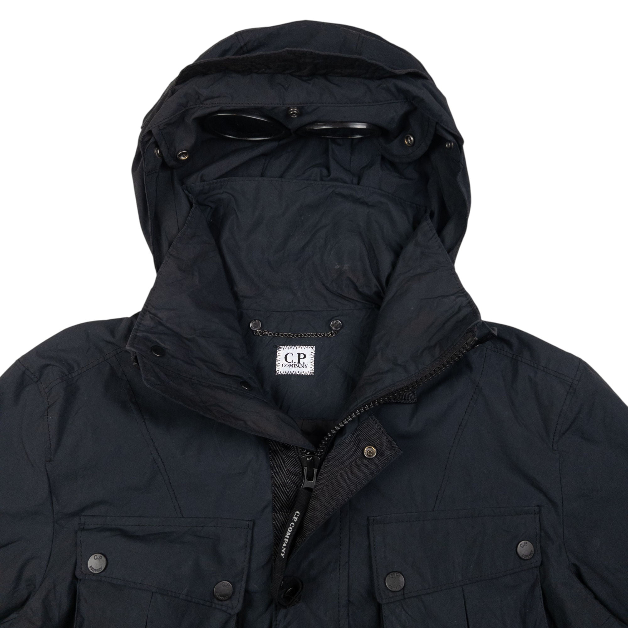 Vintage CP Company Goggle Hood Zip Up Rain Jacket Size S