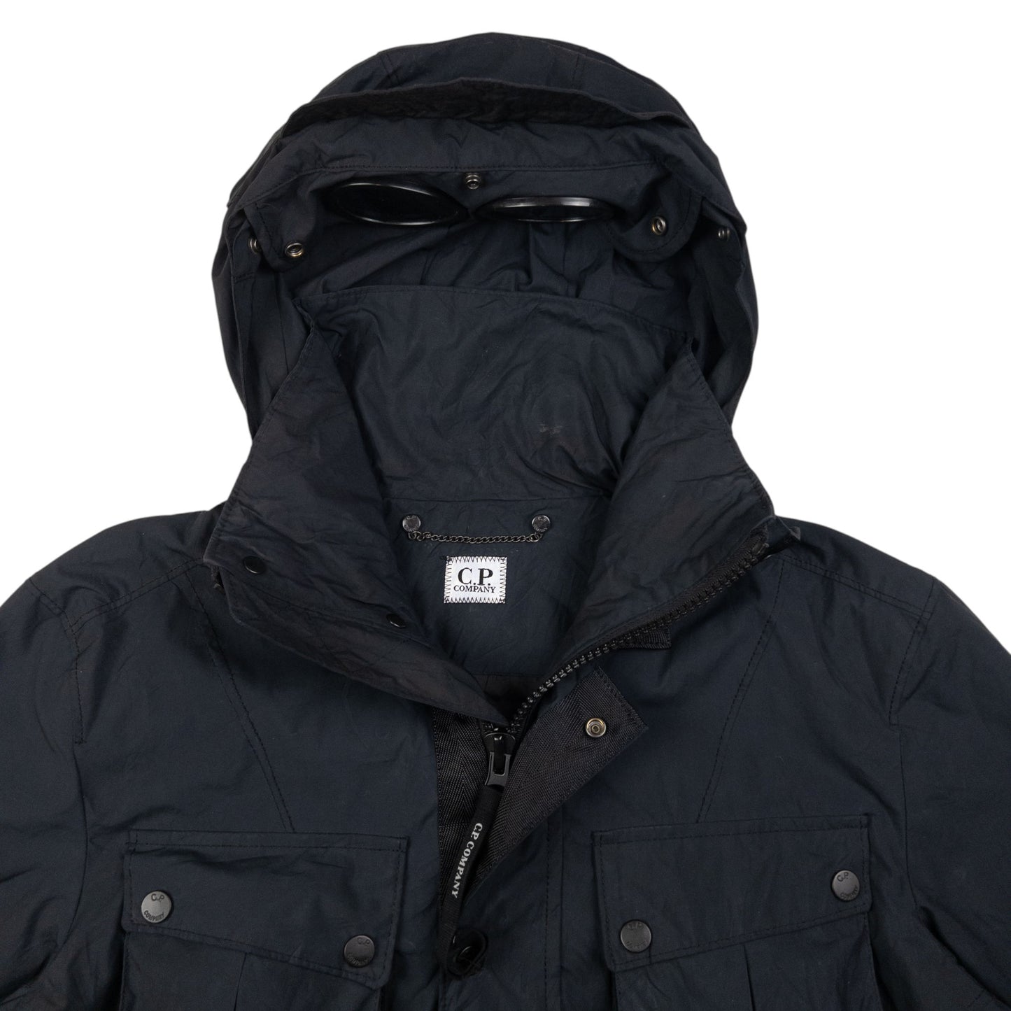 Vintage CP Company Goggle Hood Zip Up Rain Jacket Size S