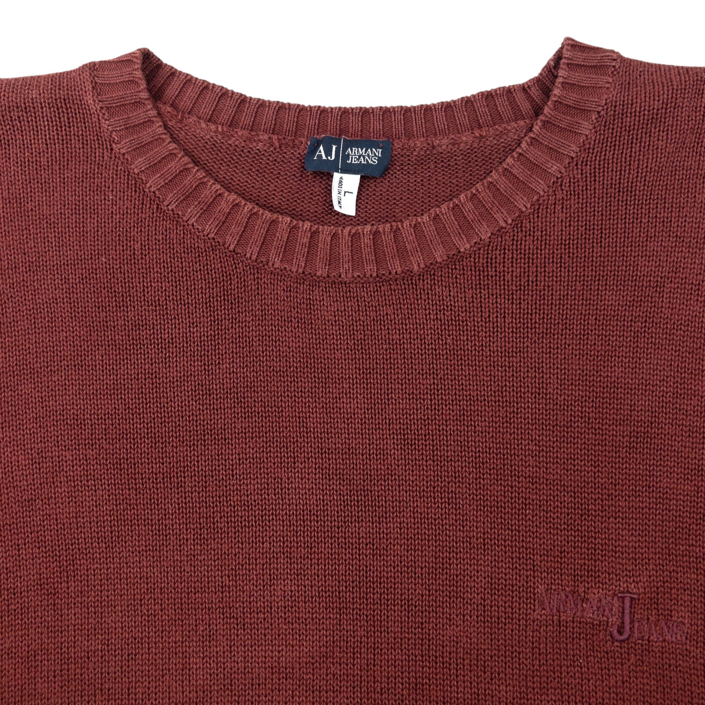 Vintage 2000s Armani Jeans Knit Jumper Size M