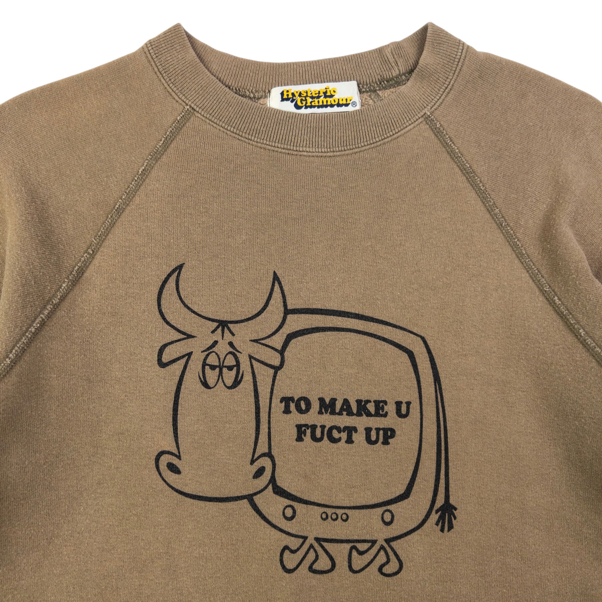 Vintage Hysteric Glamour Fuct Up TV Graphic Sweatshirt Womens Size S