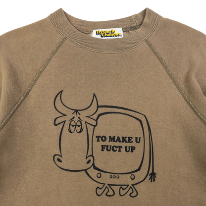 Vintage Hysteric Glamour Fuct Up TV Graphic Sweatshirt Womens Size S