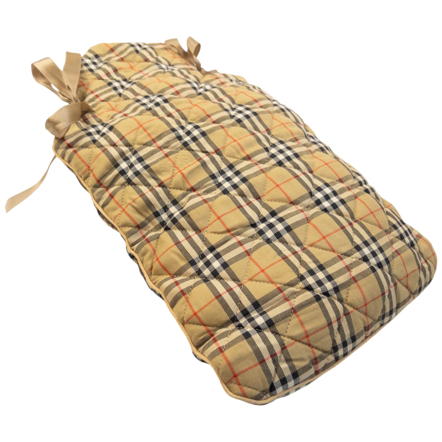 Vintage 90s Burberry Nova Check Quilted Water Bottle Cover