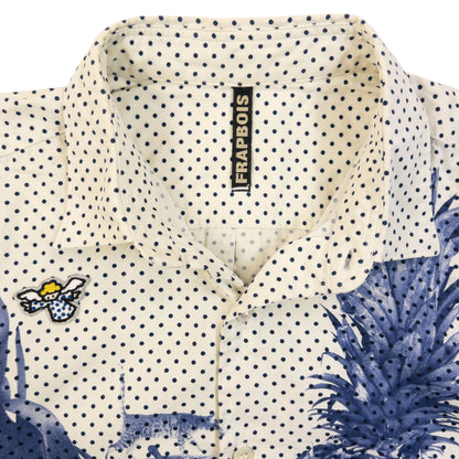 Vintage 2000s Frapbois By Issey Miyake Fruit Print Polka Dot Button Up Shirt Womens Size S