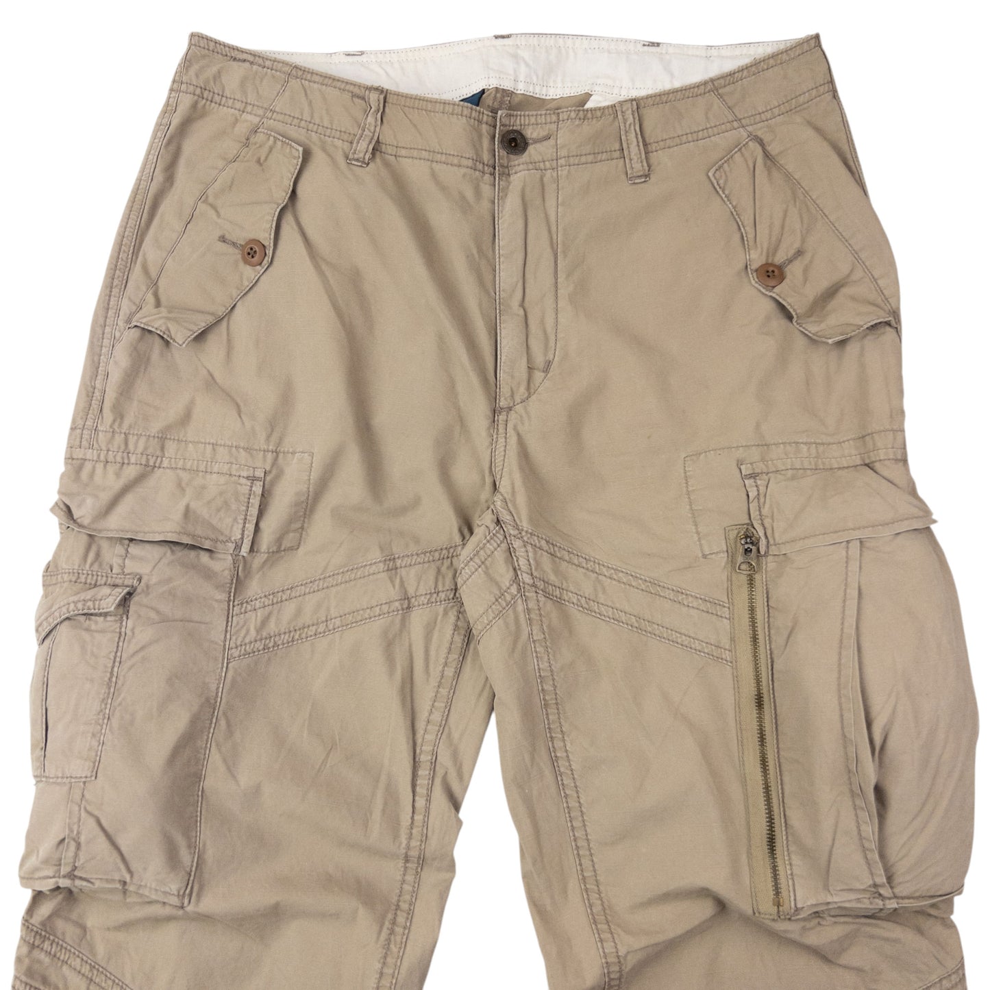 Vintage 90s Polo Ralph Lauren Cargo Trousers Size W35