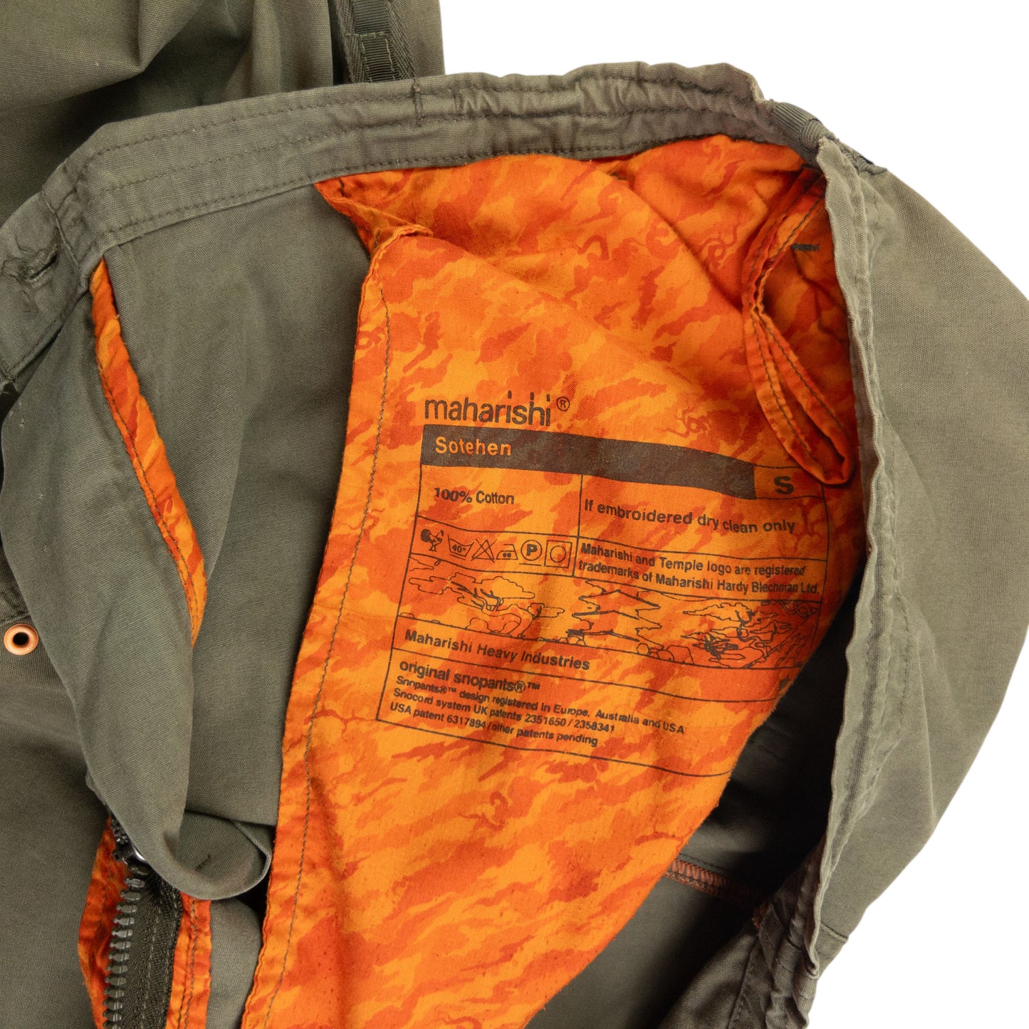 Vintage Maharishi Roll Up Trousers Size S