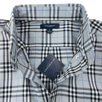 Vintage 2000s Burberry Nova Check Long Sleeve Button Up Shirt Size M
