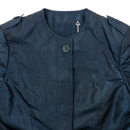 Vintage 90s Gucci By Tom Ford Iridescent Button Up Jacket Womens Size S