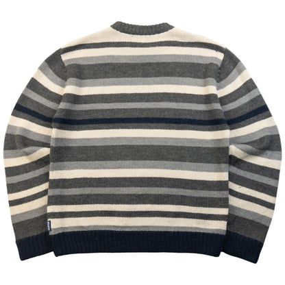 Vintage 2000s Stussy Striped Wool Knit Jumper Size M