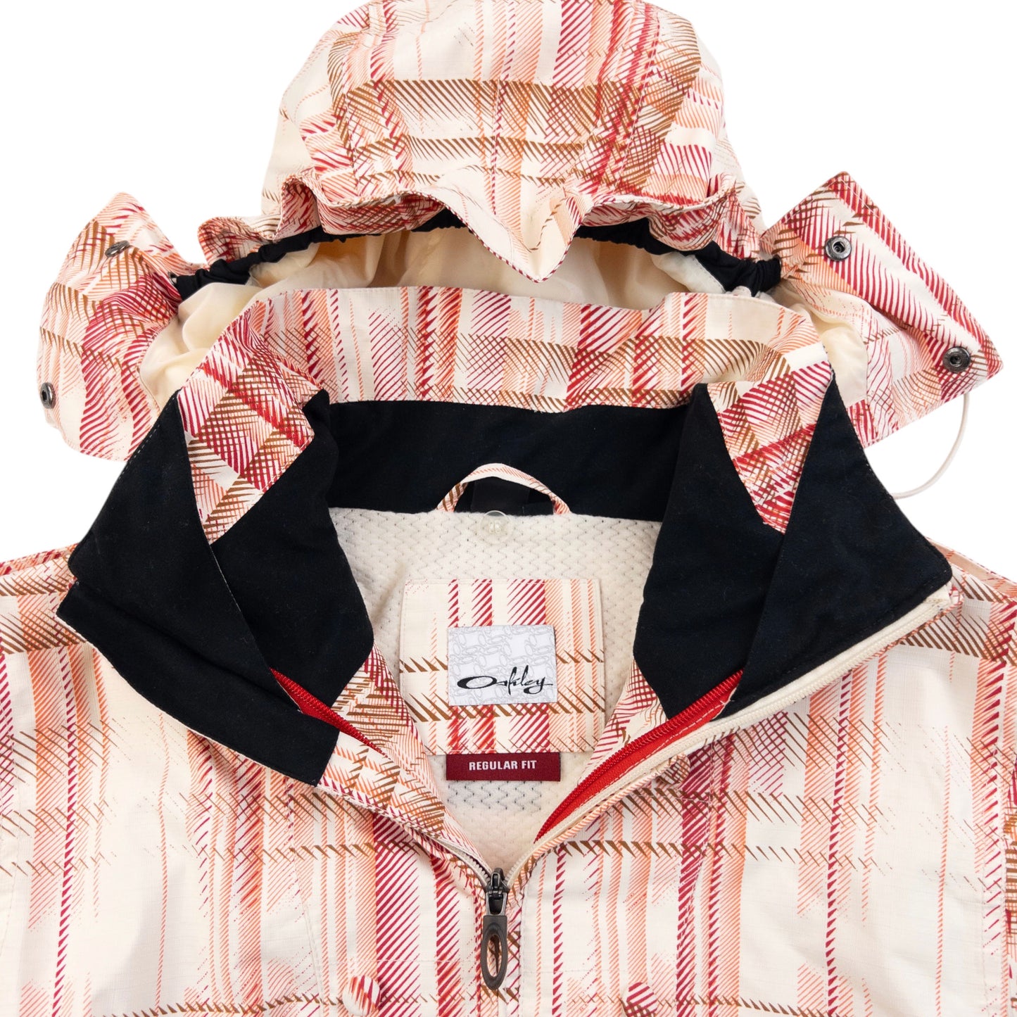 Vintage 2000s Oakley Pattern Zip Up Snowboarding Jacket Womens Size M