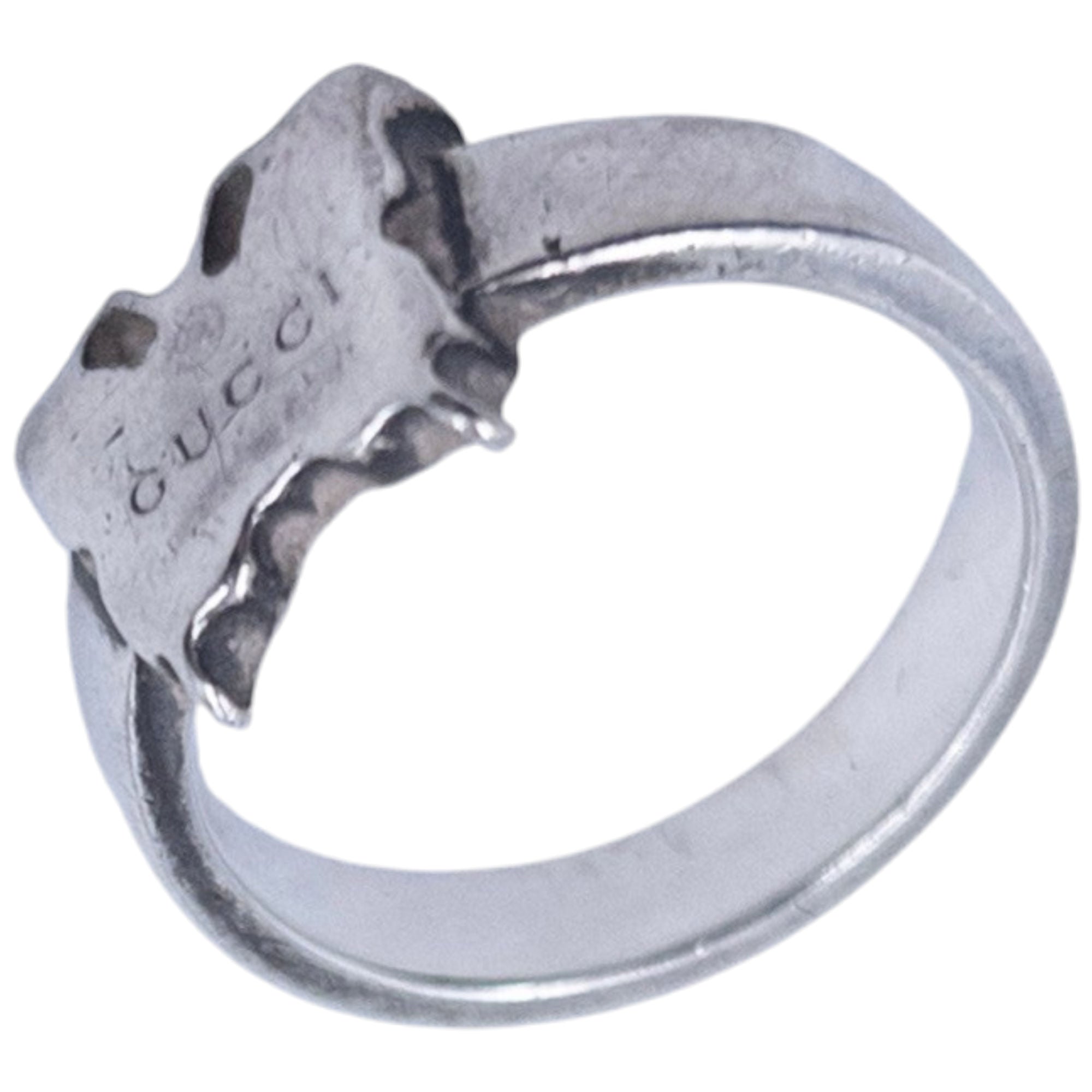 Vintage Gucci Silver Butterfly Ring