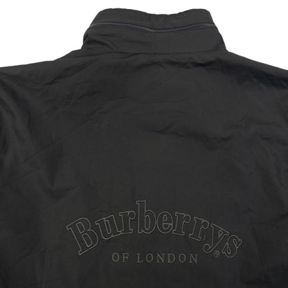 Vintage 90s Burberry Embroidered Zip Up Jacket Size L