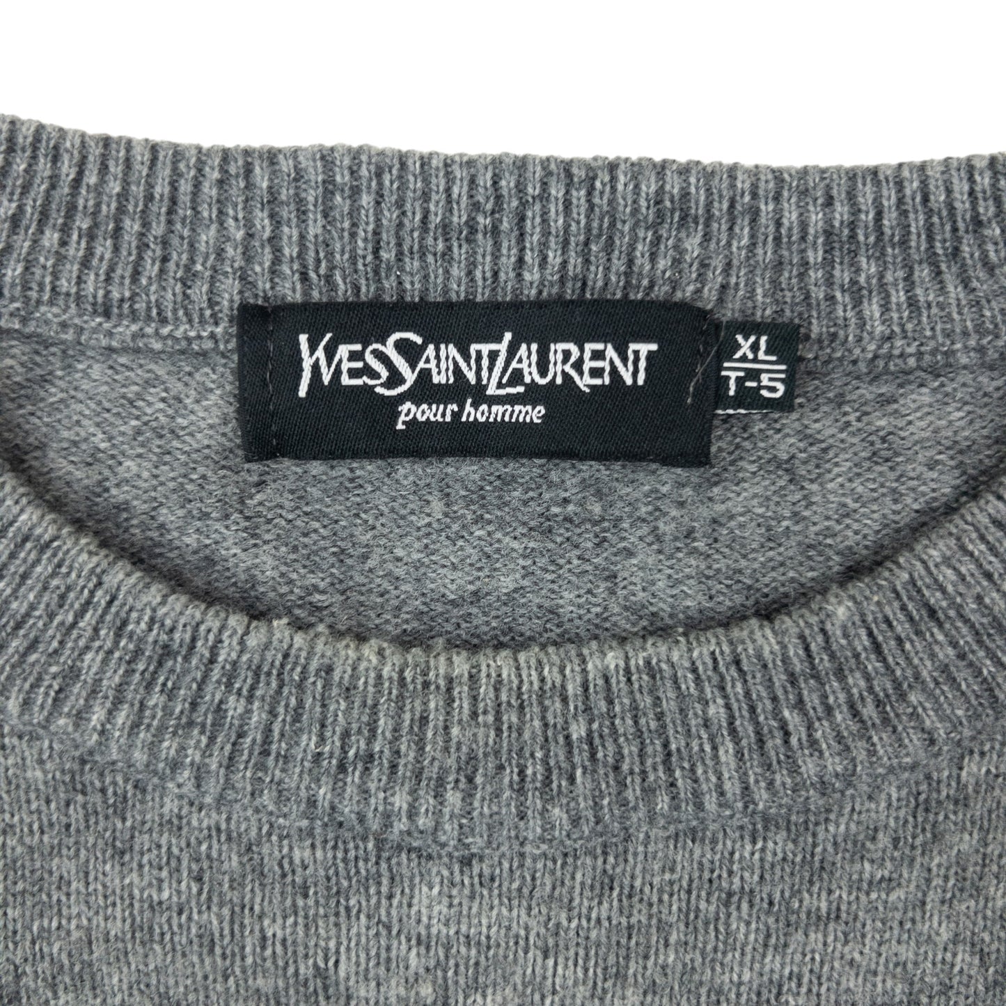 Vintage 90s YSL Yves Saint Laurent Wool Jumper Size L