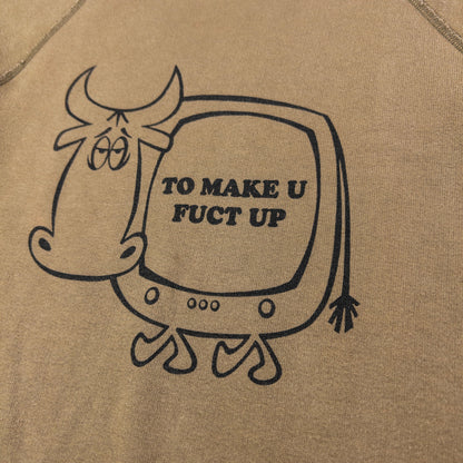 Vintage Hysteric Glamour Fuct Up TV Graphic Sweatshirt Womens Size S
