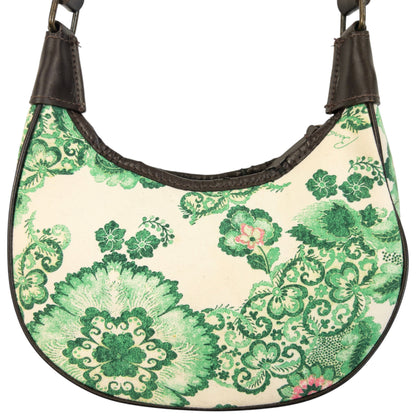 Vintage 2000s Burberry Floral Shoulder Bag
