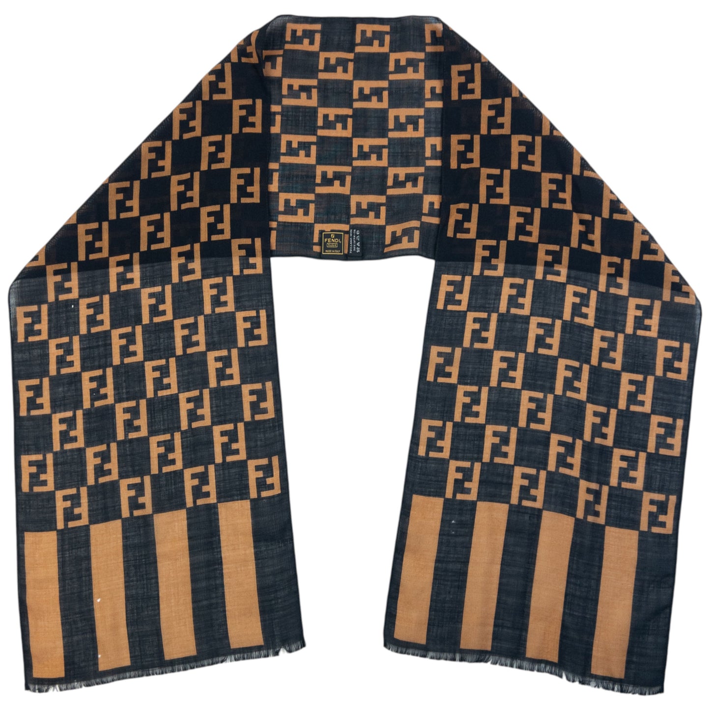 Vintage 90s Fendi Monogram Scarf