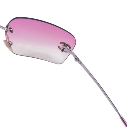 Vintage 2000s Chanel Rimless Diamanté Sunglasses