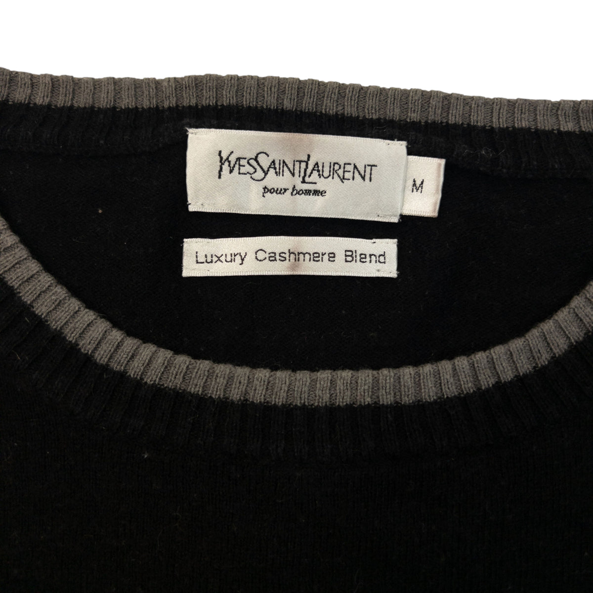 Vintage 2000s YSL Yves Saint Laurent Cashmere Jumper Size M