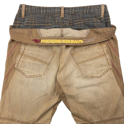 Vintage Marithe + Francois Girbaud Double Waist Denim Jeans Size W33