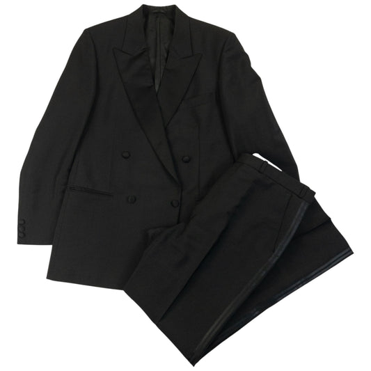 Vintage 80s Dior Monsieur Jacket & Trousers Suit Set Size S