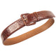 Vintage 2000s Prada Crocodile Leather Belt Size W26