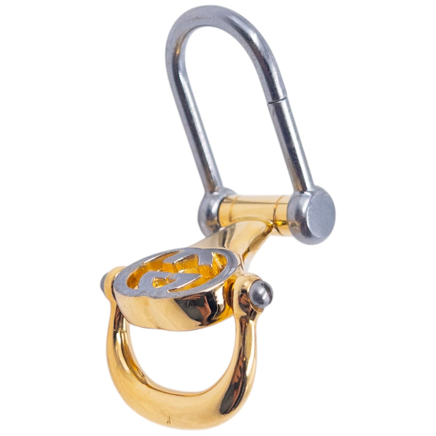 Vintage 80s Gucci Cut-Out Keyring