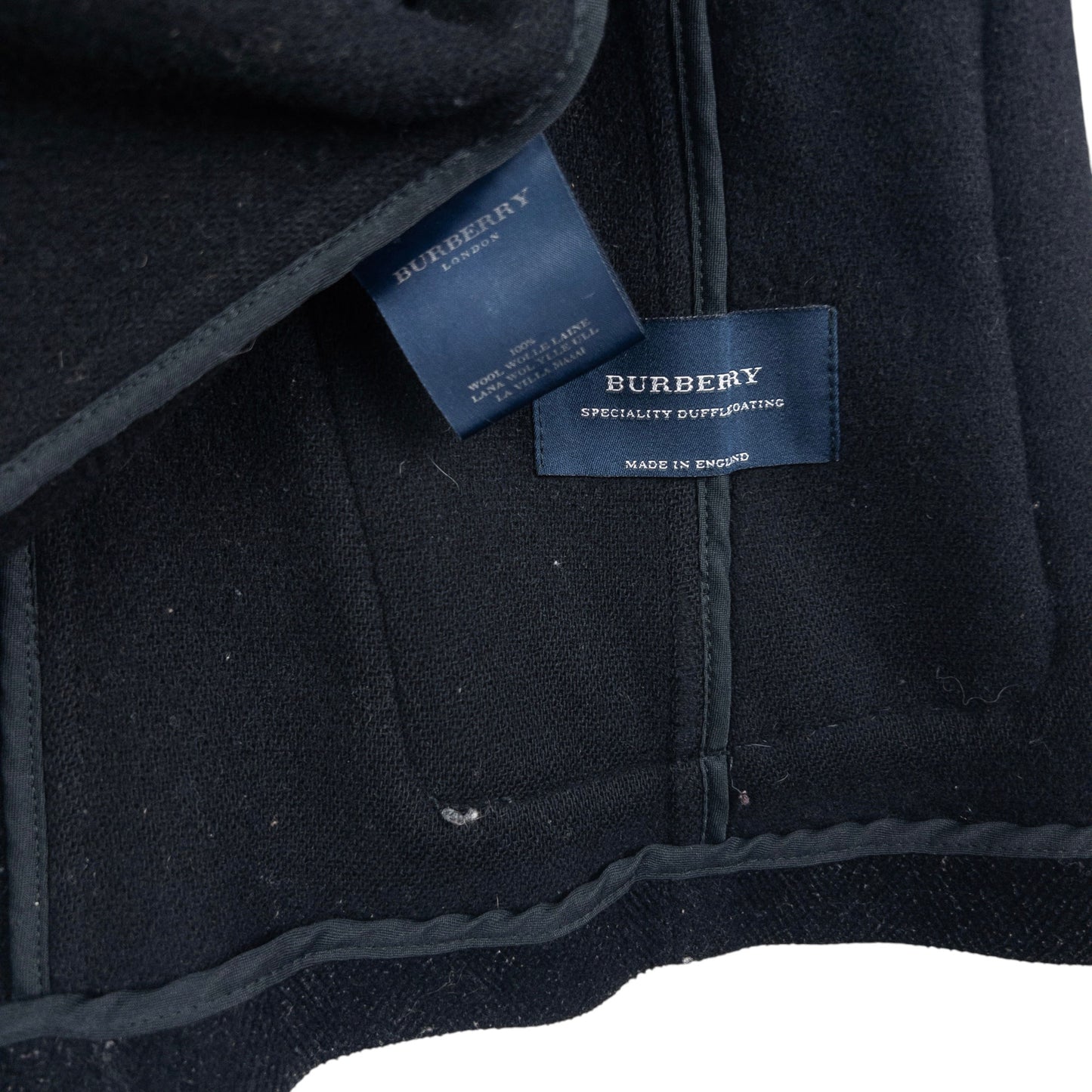 Vintage Burberry Wool Duffle Jacket Womens Size M