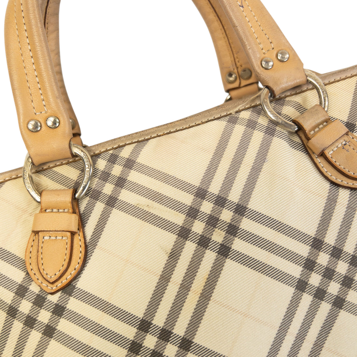 Vintage 2000s Burberry Blue Label Nova Check Handbag