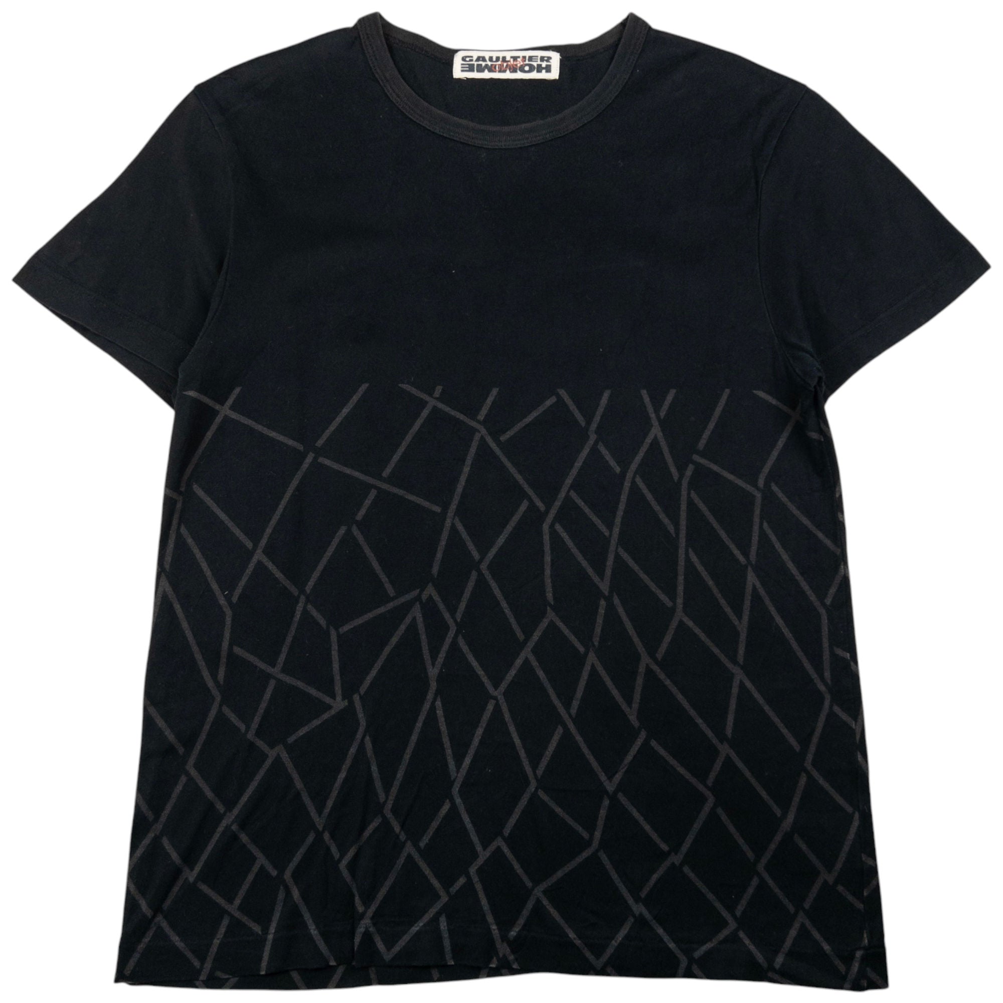 Vintage Gaultier HOMME Objet Geometric T Shirt Womens Size S