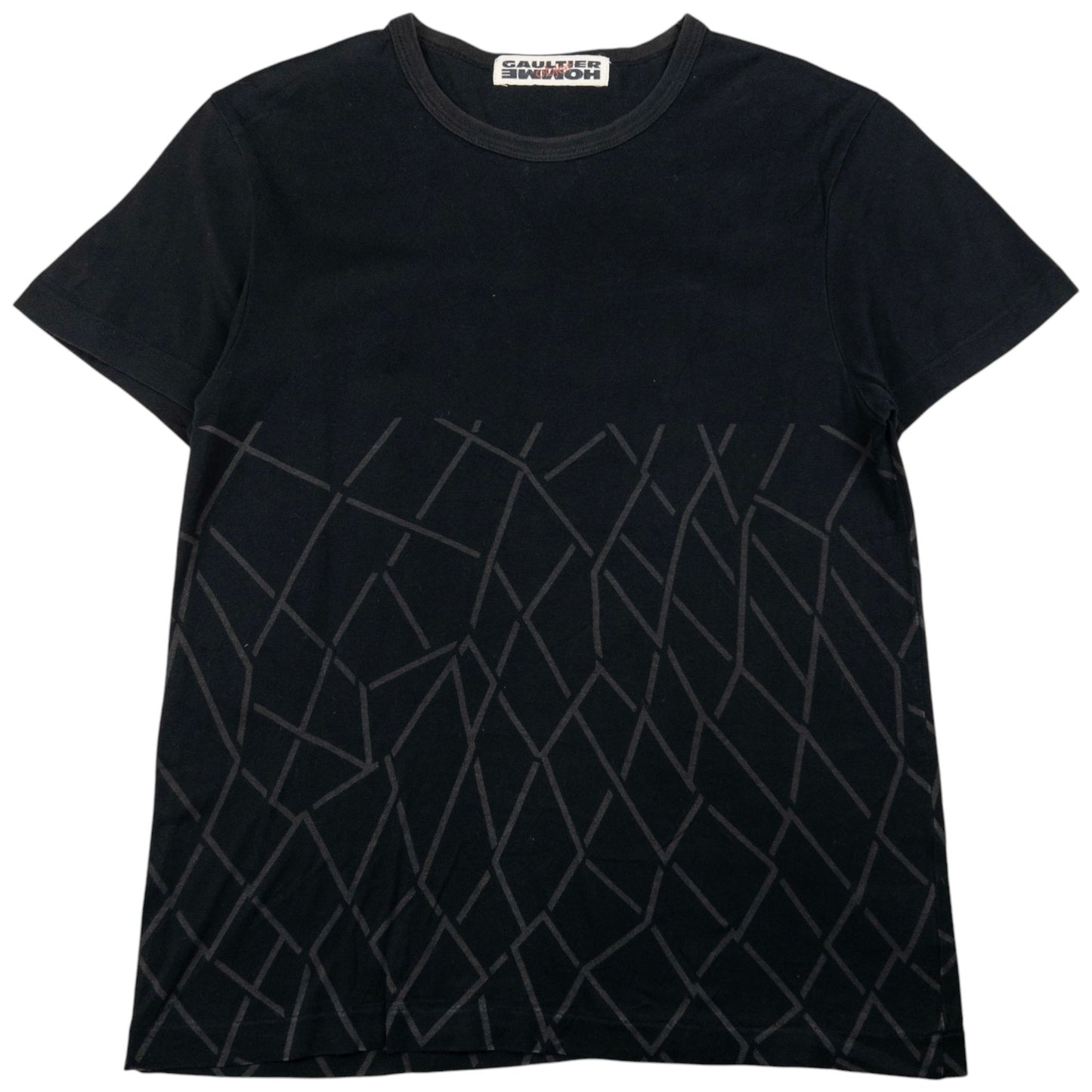 Vintage Gaultier HOMME Objet Geometric T Shirt Womens Size S