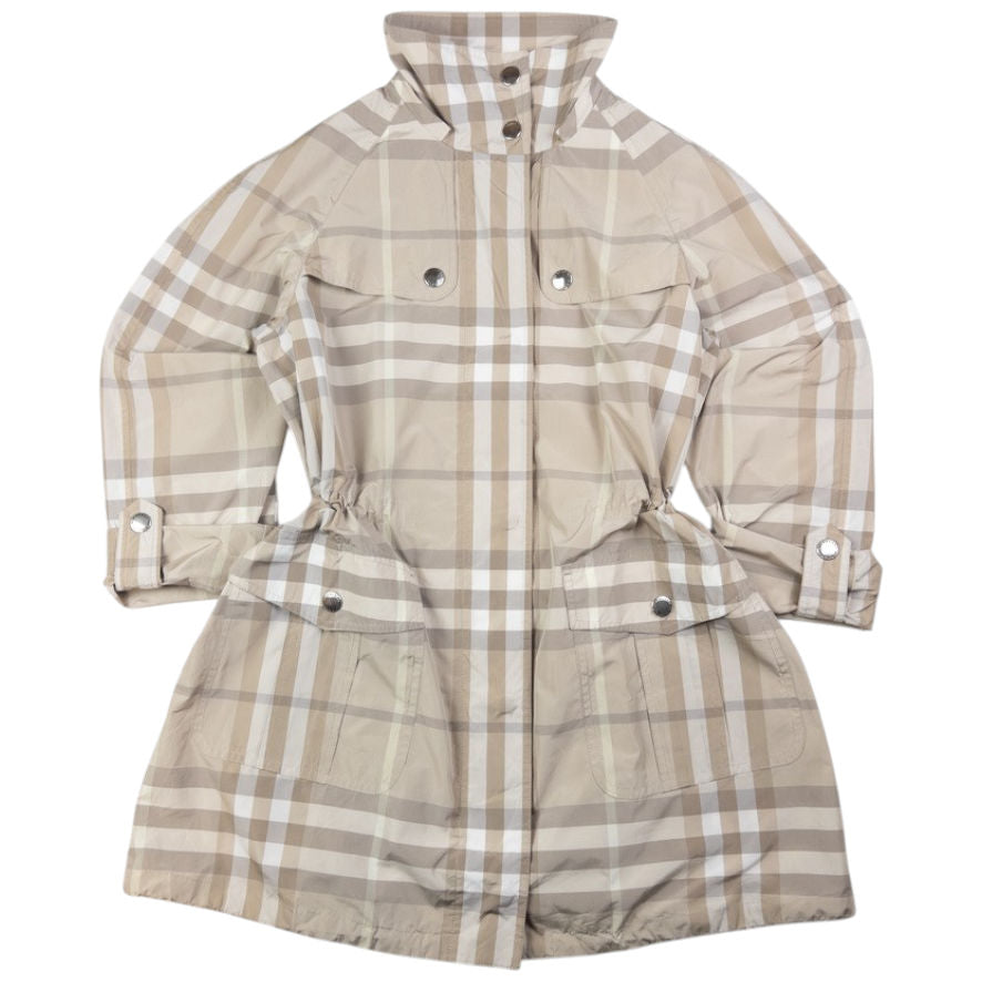 Vintage Burberry Nova Check Trench Jacket Womens Size M