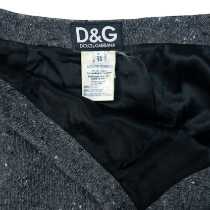 Vintage 2000s Dolce & Gabbana Wool Skirt Womens Size W24