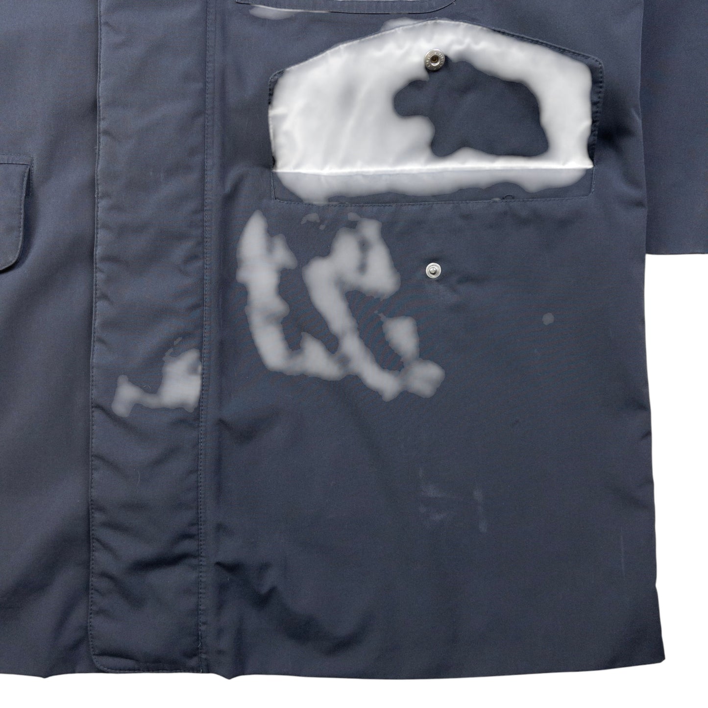 Vintage Armani Jeans Zip Up Rain Jacket Size XL