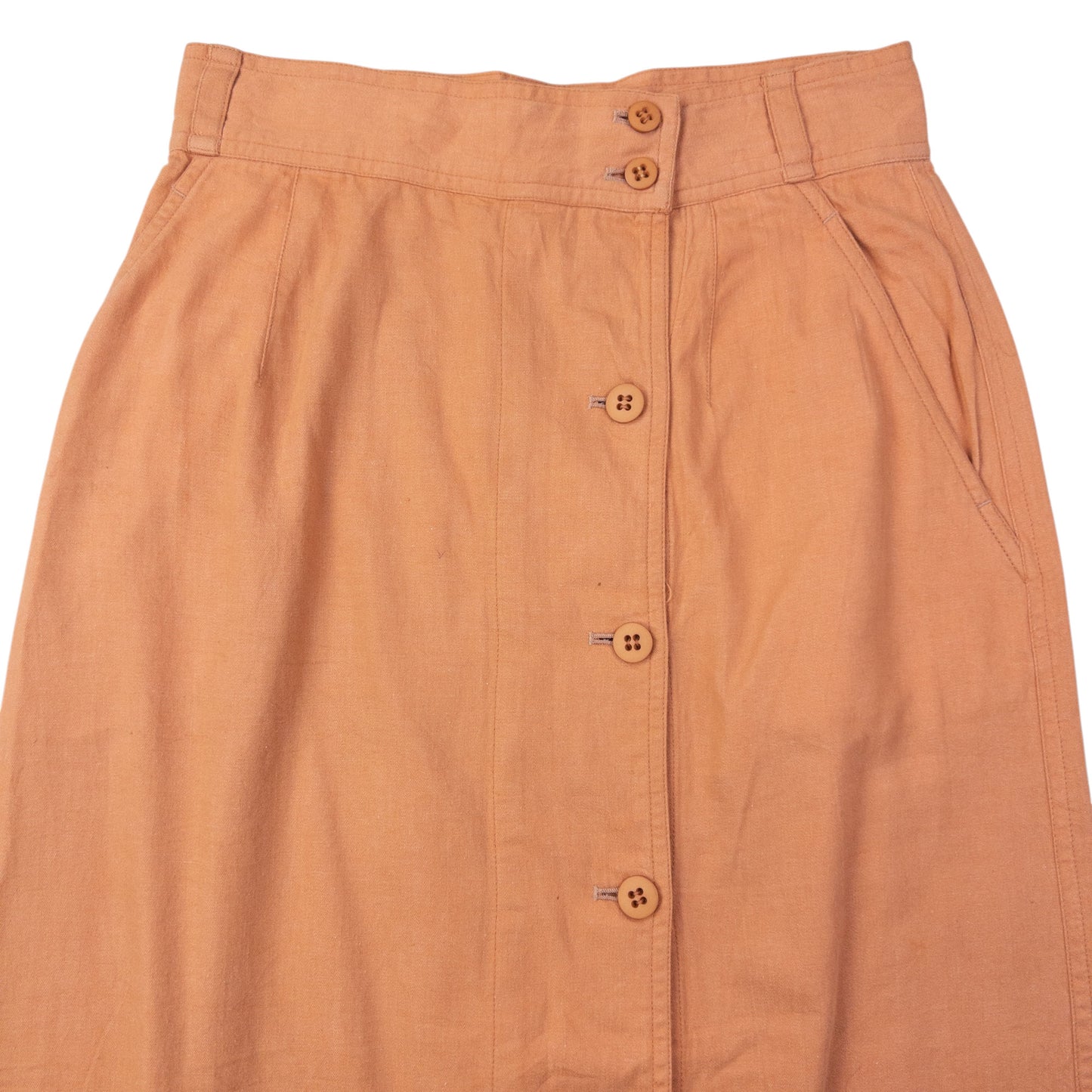 Vintage 80s Issey Miyake Button Up Skirt Womens Size W27