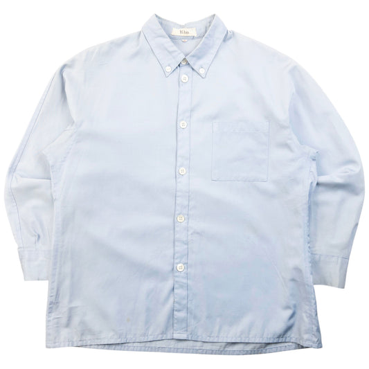 Vintage 90s Yohji Yamamoto Long Sleeve Button Up Shirt Size XS