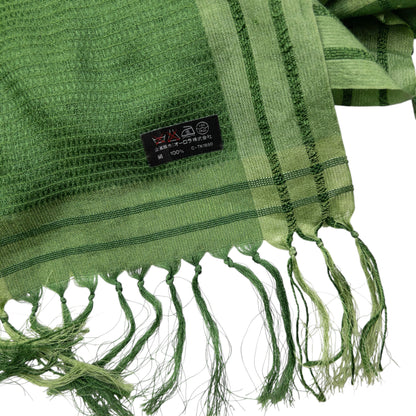 Vintage Issey Miyake Lightweight Checkered Tassel Scarf