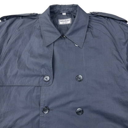 Vintage YSL Yves Saint Laurent Trench Coat Jacket Size XL