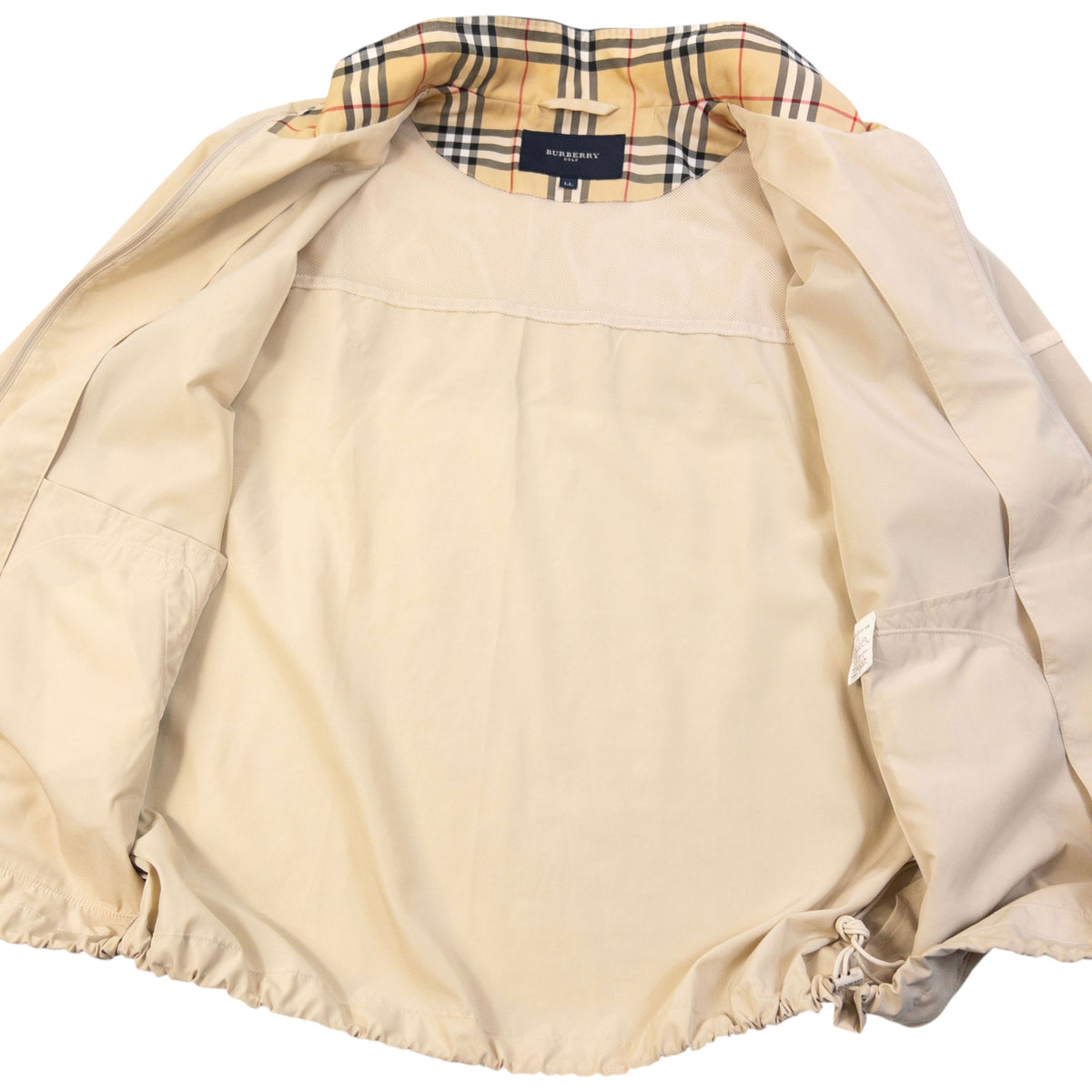 Vintage 2000s Burberry Golf Zip Up Jacket Size M