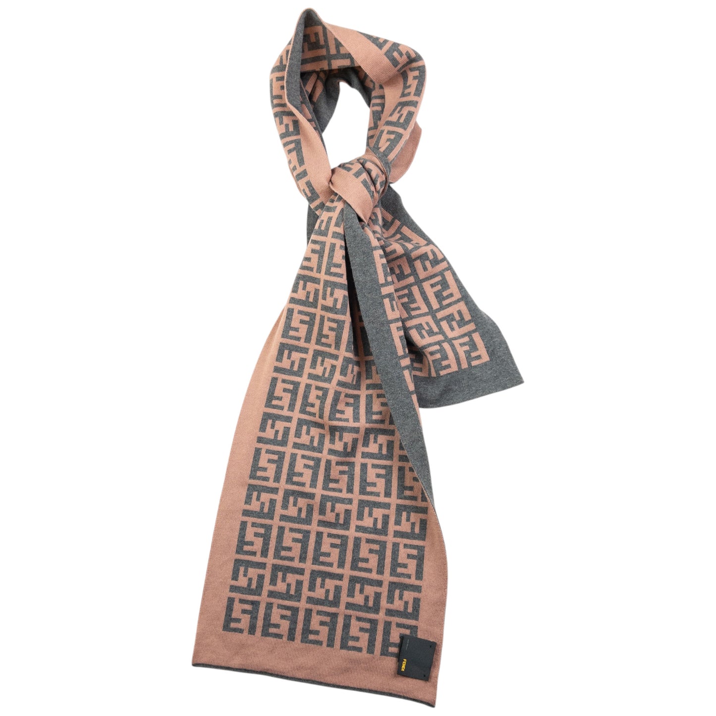 Vintage Fendi Monogram Wool Scarf