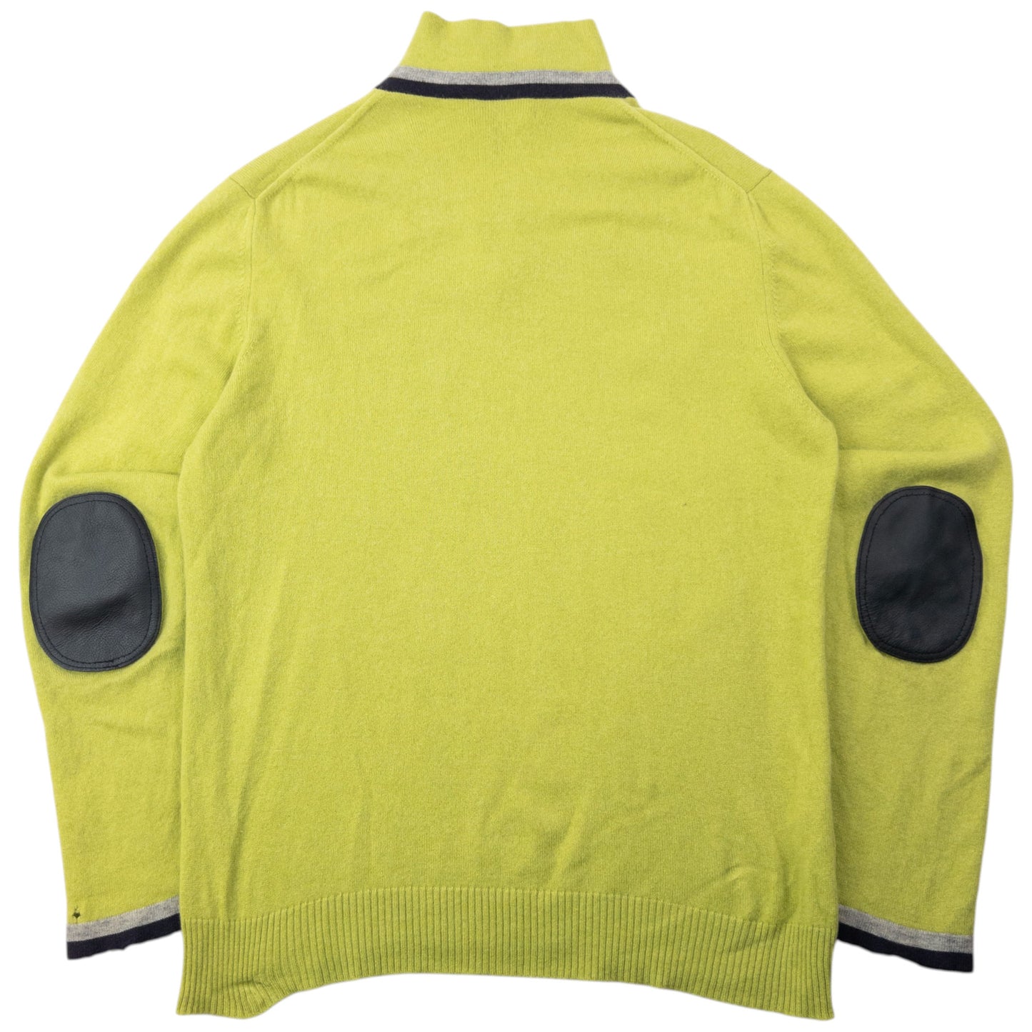 Vintage 90s Hermès Q Zip Cashmere Jumper Size XL