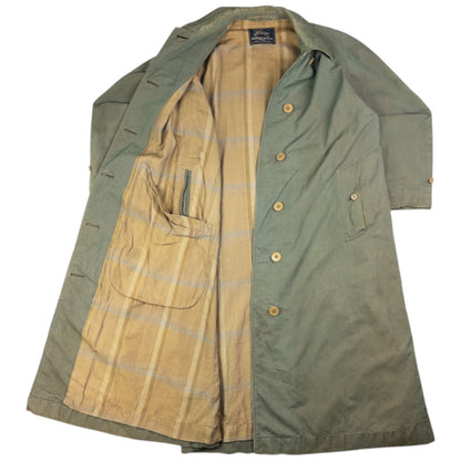 Vintage Burberry Nova Check Lined Trench Jacket Size L