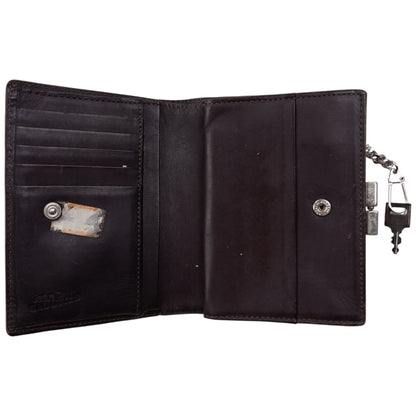 Vintage Jean Paul Gaultier Leather Embossed Dragon Wallet