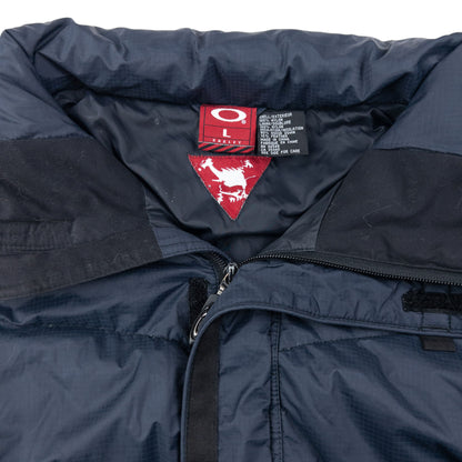 Vintage 90s Oakley Zip Up Puffer Jacket Size L