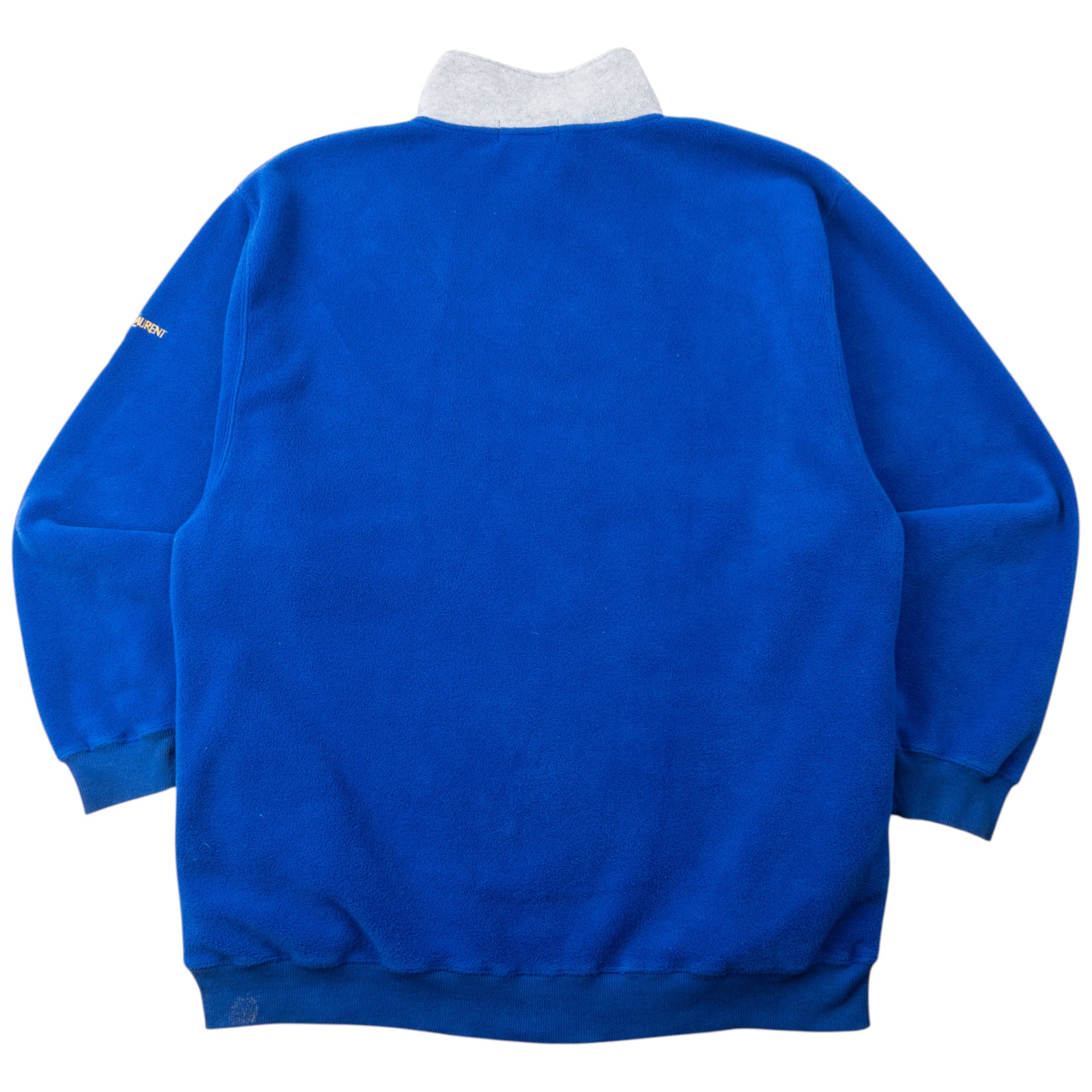 Vintage 2000s YSL Yves Saint Laurent Q Zip Fleece Sweatshirt Size XL