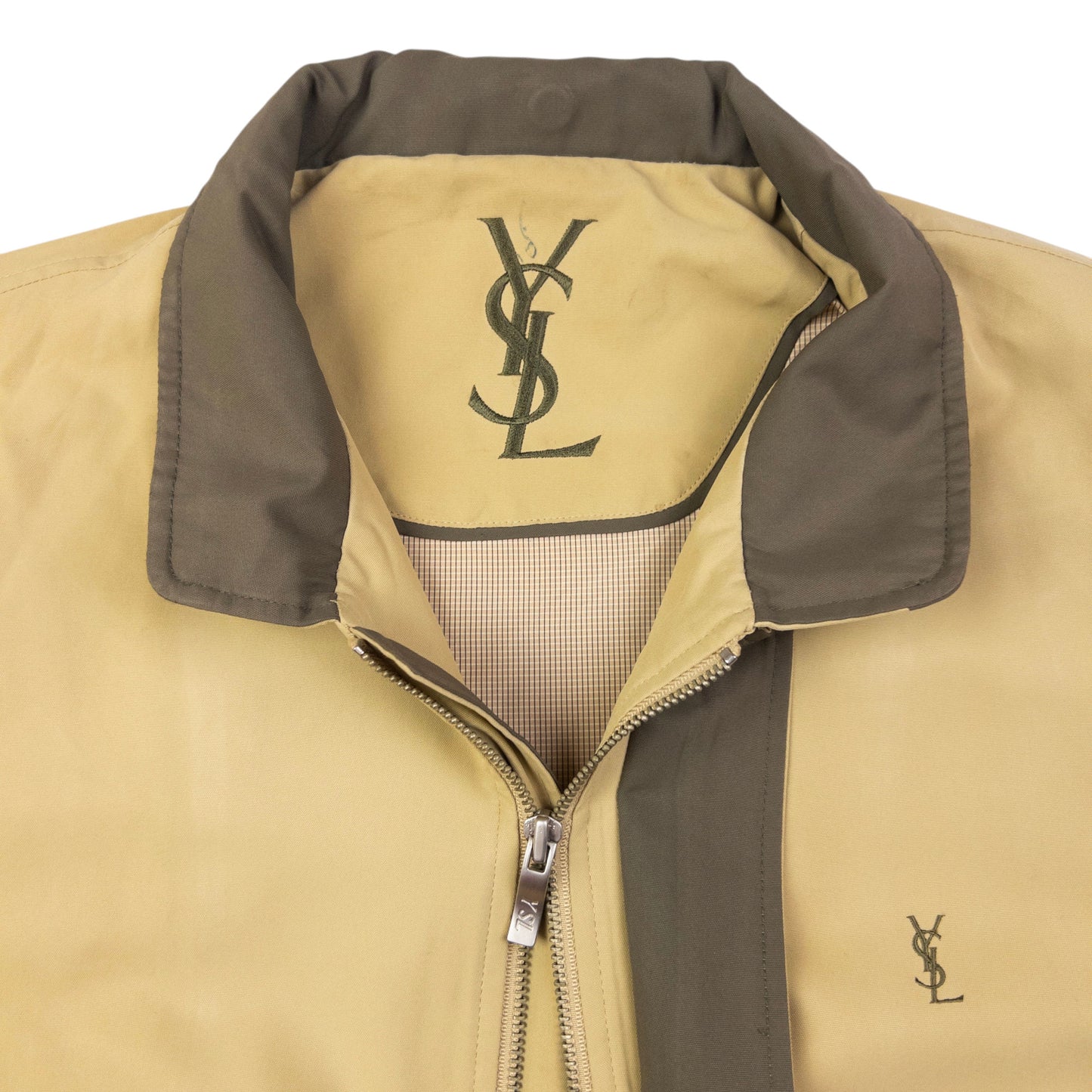 Vintage YSL Yves Saint Laurent Harrington Jacket Size XL