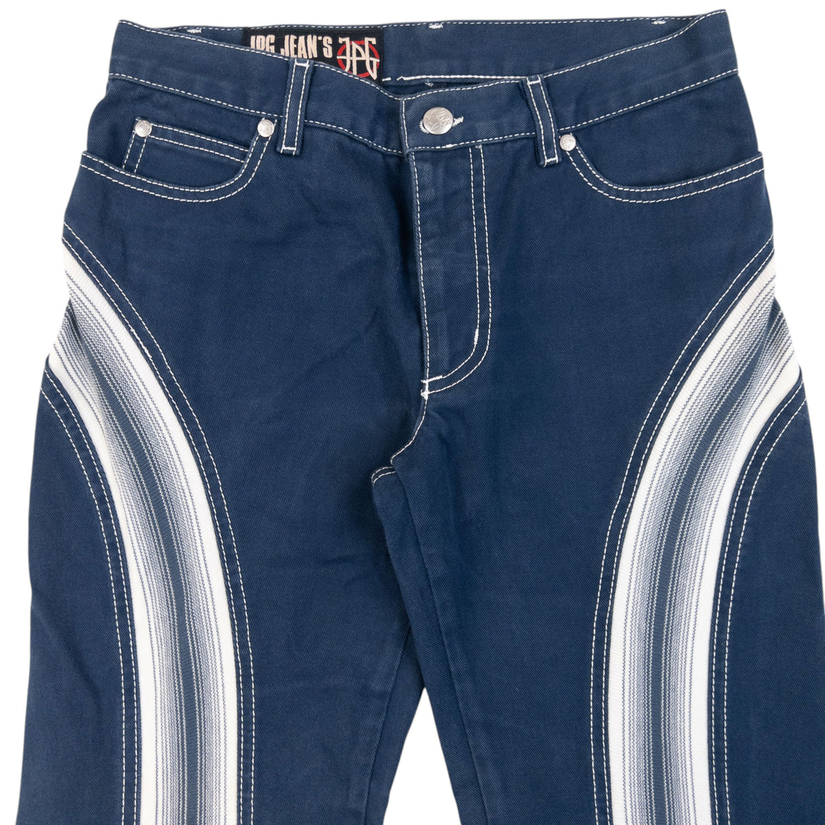 Vintage 2000s Jean Paul Gaultier JPG Denim Jeans in blue, photo 4