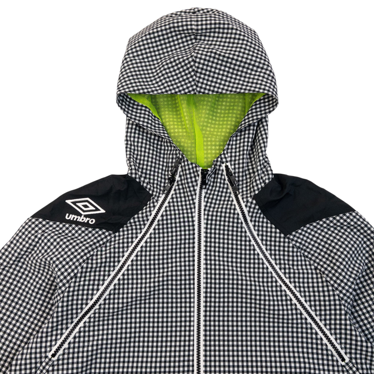 Vintage 2000s Umbro Triple Zip Checkered Jacket Size M