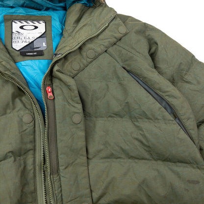 Vintage 2000s Oakley Fur Hood Puffer Jacket Size L