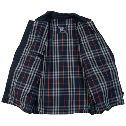 Vintage 90s Burberry Nova Check Lined Jacket Womens Size M