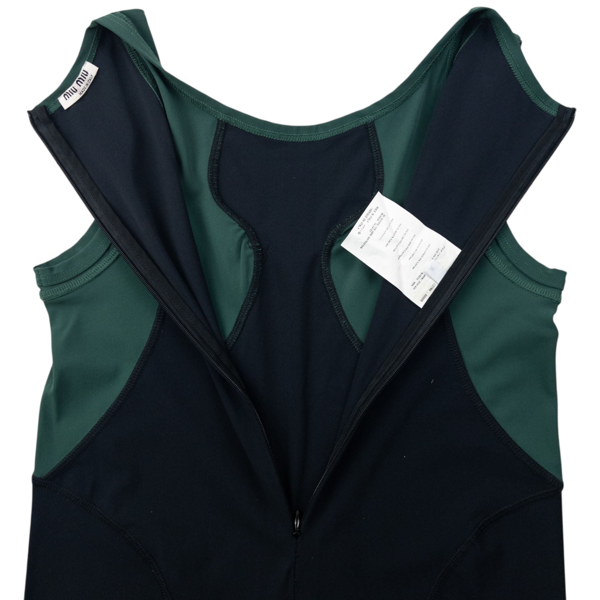 Vintage 2008 Miu Miu Sleeveless Athletic Jumpsuit Womens Size L